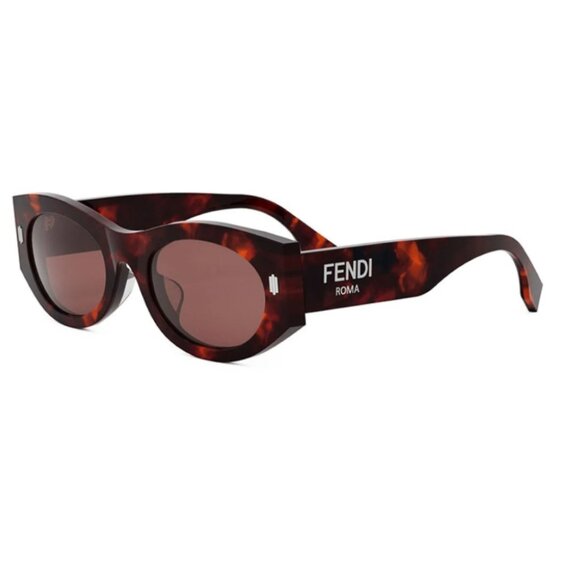 NEW FENDI FE40125F 54S BURGUNDY SUNGLASSES - Picture 1 of 3